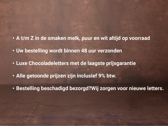 5 Zekerheden van Onlineletters.nl